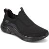 Skechers Arch Fit Keep It Up, Scarpe Da Ginnastica Donna, Black Dark, 40 EU