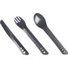 Lifeventure Ellipse Cutlery Set - Graphite Ellipse Cutlery Set - Graphite, Unisex - Adulto, Purple, One Size