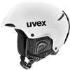 uvex Jakk+ IAS, casco da sci robusto unisex, regolazione individuale delle dimensioni, aerazione ottimizzata, white matt, 59-62 cm
