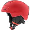 uvex heyya pro, casco da sci leggero per bambini, regolazione individuale delle dimensioni, aerazione ottimizzata, race midnight, silver matt, 54-58 cm
