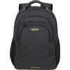 American Tourister AT Work - Zaino porta pc Print Tag 15.6 pollici, 45 cm, 25 L, Nero (Black Print)