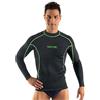 SEAC Fit Long, Maglia in Neoprene 2 mm a Maniche Lunghe, Ottima Come Sottomuta da Sub o Rash Guard da Surf e Nuoto Uomo, Bianco/Arancione, XXL