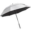 Bag Boy Ombrello da golf Bagboy UV Wind Vent - Argento, 62 pollici
