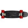 Ridge Skateboards Regal Series Laser Cut Mini Cruisers Skateboard, Nero/Rosso, 22