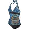 Beco Tankini C-Cup Potere della Natura, Donna, Benzina/Nero, 36