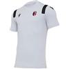 Macron Bfc M20 Player Training Maglia Poli ARG/NER Mm SR Maglia Training Player Bologna FC 2020/21, Uomo, Grigio, S