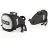 XLC BA-S73, Borsa da Sella Unisex-Adult, Schwarz Grau, 180x130x200