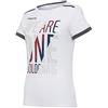 Macron Bfc Merch Ca T-Shirt Woman Cotone BIA T-Shirt Cotone Donna Bologna FC 2020/21, Donna, Bianco, XS