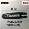 WORX POTATORE MOTOSEGA PORTATILE WORX WG324E BARRA LAMAGUIDA DI RICAMBIO ORIGINALE