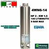 EBARA CORPO / POMPA SOMMERSA PER POZZI EBARA 4WN6-14 HP2 140 LITRI MINUTO 9 BAR MAX