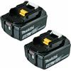 Makita 2 BATTERIE MAKITA BL1850B ORIGINALE LXT 18 V 5,0 Ah LI-ION con LED