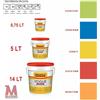 Brignola Vogue PITTURA SUPERLAVABILE VINILICA INTERNI ESTERNI VARI COLORI E LT