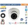 MDS Vision TELECAMERA IP 8.0 MPX MEGAPIXEL VIDEOANALISI 4K ULTRA HD 3.6 mm ONVIF