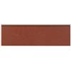 Domus Linea Battiscopa Klinker Per Esterno 8x26 Cm Antigelo Rosso Mattone Domus