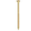 Masidef member of the würth group VITI PRO TPS per Strutture Portanti in Legno, TORX 6,0X80mm, Zincato Giallo, 100 pezzi