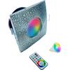 Wisdom Faretto Led da incasso per bagno box doccia lampada RGBW GU10 cromoterapia IP54