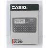 CASIO DC-210 DATA-CAL ELECTRONIC CALCULATOR - VINTAGE - NUOVA