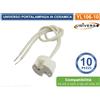 UNIVERSO CONFEZIONE MULTIPLA 10 PEZZI PORTALAMPADA CERAMICO G4 G5.3 GX5.3 G6.35 GY6.35