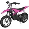 Razor MX125 Dirt Rocket, moto da cross elettrica con geometria da autentica moto da cross, trazione posteriore, motore a catena da 100 watt e coppia elevata, per bambini dai 7 anni in su.