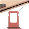 Carrellino Porta SIM per iPhone XR Oro R Carrellino Porta SIM iPhone XR Oro Rosa Rose Gold Single SIM Ricambio