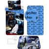 Harry Potter 4p Set Letto Singolo Copripiumino Federa Lenzuola c/Angoli Tappeto