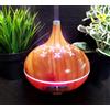 UMIDIFICATORE DIFFUSORE AROMI ULTRASUONI DEPURATORE 7 LED AROMATERAPIA LEGNO