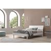 FELVER CASA DESIGN SRL LETTO MATRIMONIALE CON GIROLETTO BIANCO FRASSINATO