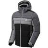 Dare 2B Denote Waterproof Breathable Taped Seams Underarm Vents Detachable Hood with Wired Peak Jacket, Giacche Uomo, Nero/Ebano, XXXL