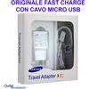 Samsung EP-TA20EWE Samsung Originale Trasformatore Cavo Micro USB Fast Charge Veloce S7
