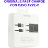 Samsung EP-TA20EBE Caricabatteria Originale Samsung Fast Charger TYPE-C S8 S8 Note 8 +