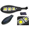 Faro lampione con telecomando pannello solare fotovoltaico sensore 30W LED COB