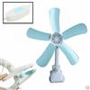 VENTILATORE A PINZA CON 2 SNODI 5 PALE DA SCRIVANIA TAVOLO CASA UFFICIO