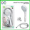 DOCCIA DOCCETTA SOFFIONE CON TUBO FLESSIBILE 1,5 METRI + SUPPORTO MURO