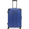 Kenneth Cole Reaction Out of Bounds - Valigia rigida leggera con 4 ruote girevoli, Blu cobalto, 28-Inch Checked, Fuori dai limiti