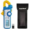 PeakTech P 1635, Pinza amperometrica digitale, Pinza amperometrica precisa per la corrente di dispersione e la corrente di perdita, Amperometro a pinza affidabile con risoluzione di 1 mA