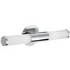 mondoluce APPLIQUE DA PARETE A 2 LUCI MODERNO CROMATO+VETRO BIANCO COLLEZIONE GL1537