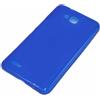 NO BRAND Cover per Huawei G750 Ascend custodia per cellulare in gel tpu trasparente blu