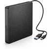 MAKA lettore masterizzatore disco cd dvd rom usb type c 3.0 esterno portatile pc