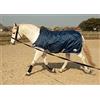 Rhinegold - Tappeto per Passeggiate a Cavallo, 6/6, Colore: Blu Navy