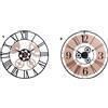mercury OROLOGIO DA PARETE Legno metallo decorazione meccanismo silenziato DIAM.55 cm