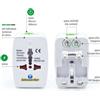 PRESA ADATTATORE A MURO BIPASSO TRIPOLARE TELEFONO 125A 6V A 250V 13A PROTEZIONE