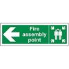 Vsafety 14010 ay-r2 Final Fire exit Man Left, uscita antincendio, 300 x 150 MM, 2 mm, in plastica