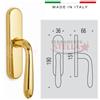 CREMONESE IMPUGNATURA MANIGLIA FINESTRA BALCONI COLOMBO ROBOT OROZECCHINO OTTONE