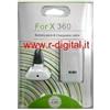 r2digital BATTERIA RICARICABILE 2100 mAh CON CAVO DI RICARICA PER X BOX 360 CONTROLLER