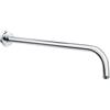 DRIWEI BRACCIO DOCCIA ACCIAIO CROMATO PER SOFFIONE ARREDO BAGNO UNIVERSALE 45CM 01988