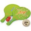 Schildkröt Set di Racchette da Spiaggia in Neoprene, 2 Racchette, 2 Palline, in Borsa a Rete, Grande Salto e Rimbalzo, per Tutta la Famiglia, 970219