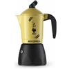 Bialetti Moka Orzo Express Caffettiera Con Orziera, Alluminio, Giallo, 2 Tazze