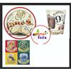 KIT ADDOBBI FESTA COMPLEANNO HARRY POTTER X8X16X24X32X40 PERSONE PIATTI BICCHI