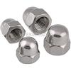 DADI CIECHI IN ACCIAIO INOX A CALOTTA SFERICA MISURE DA M3 A M20 DIN1587 UNI5721