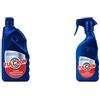 Fulcron Sgrassatore Super Sgrassatore Concentrato 1 l, spray sgassatore tutte le superfici igienizzante spray ogni tipo di sporco & Sgrassatore Super Sgrassatore Concentrato 500 ml, sgassatore